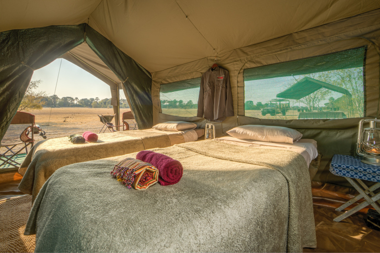 Bequeme Feldbetten mit Matratzen