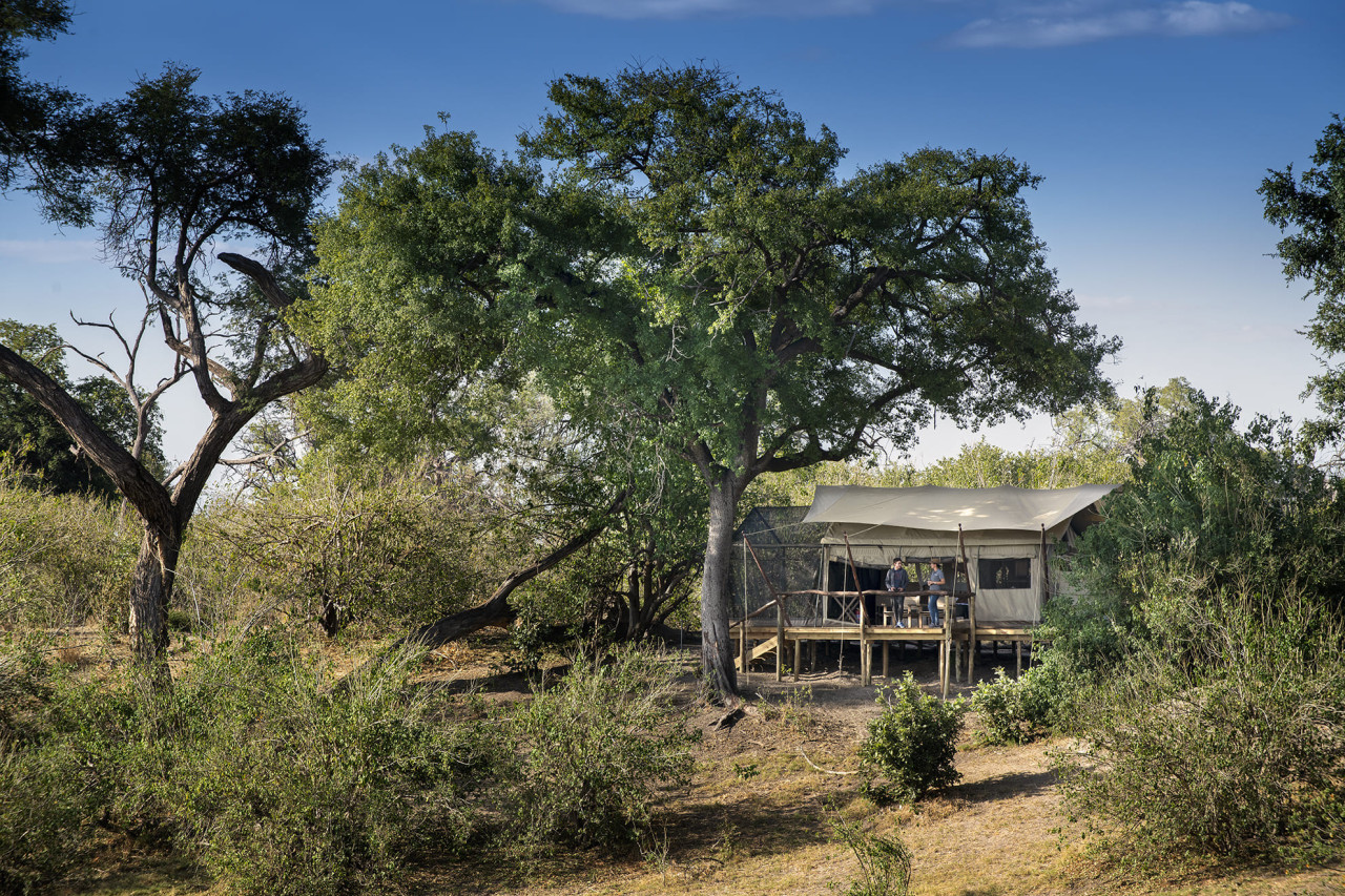 Nur sechs Zelte mit absoluter Privatsphäre