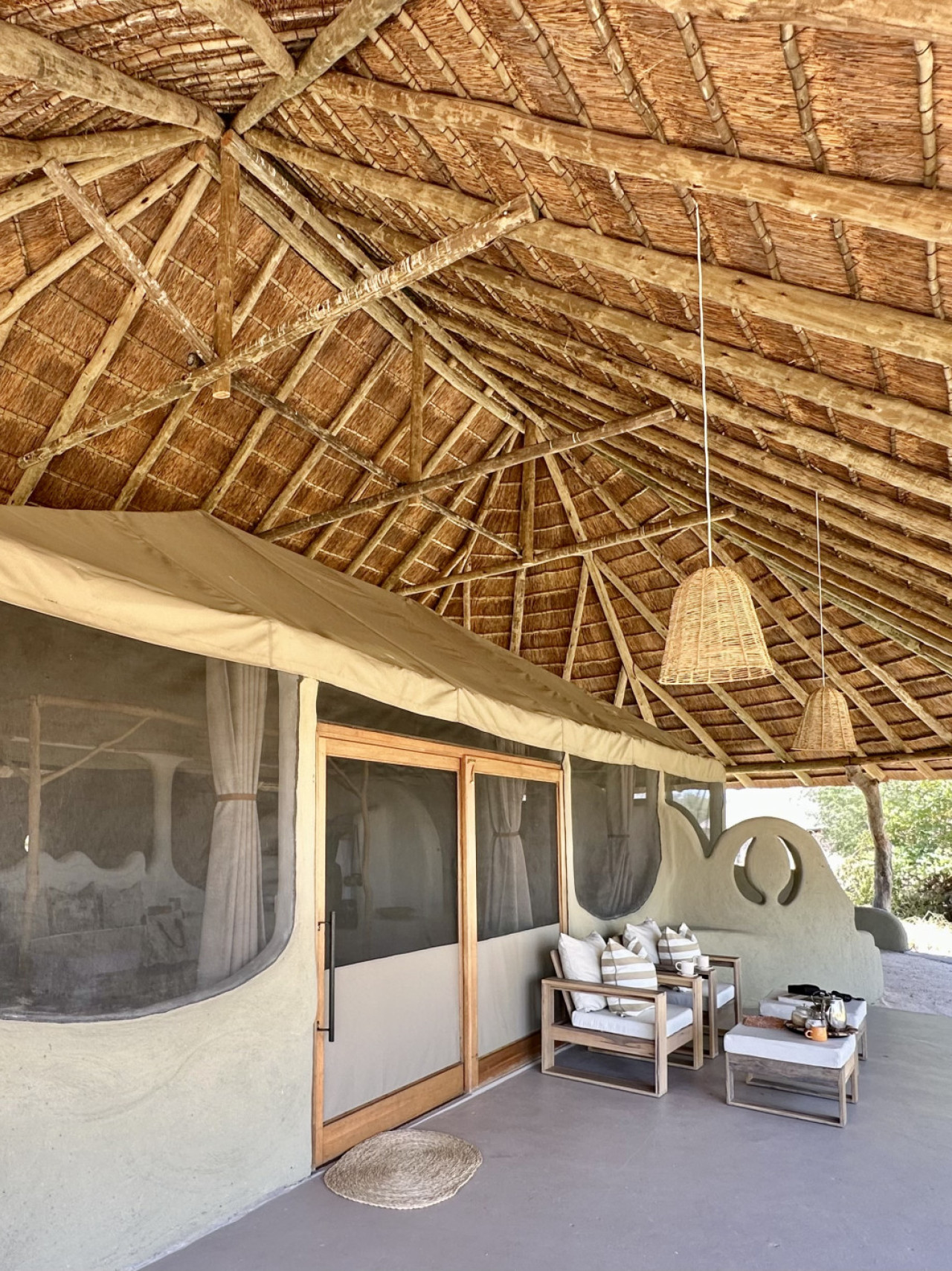 Luxuriöse Lodge eingebettet im Boteti-Flusstal