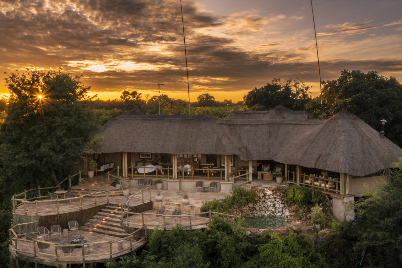 Luxuriöse Lodge mit Aussicht auf den Chobe Fluss