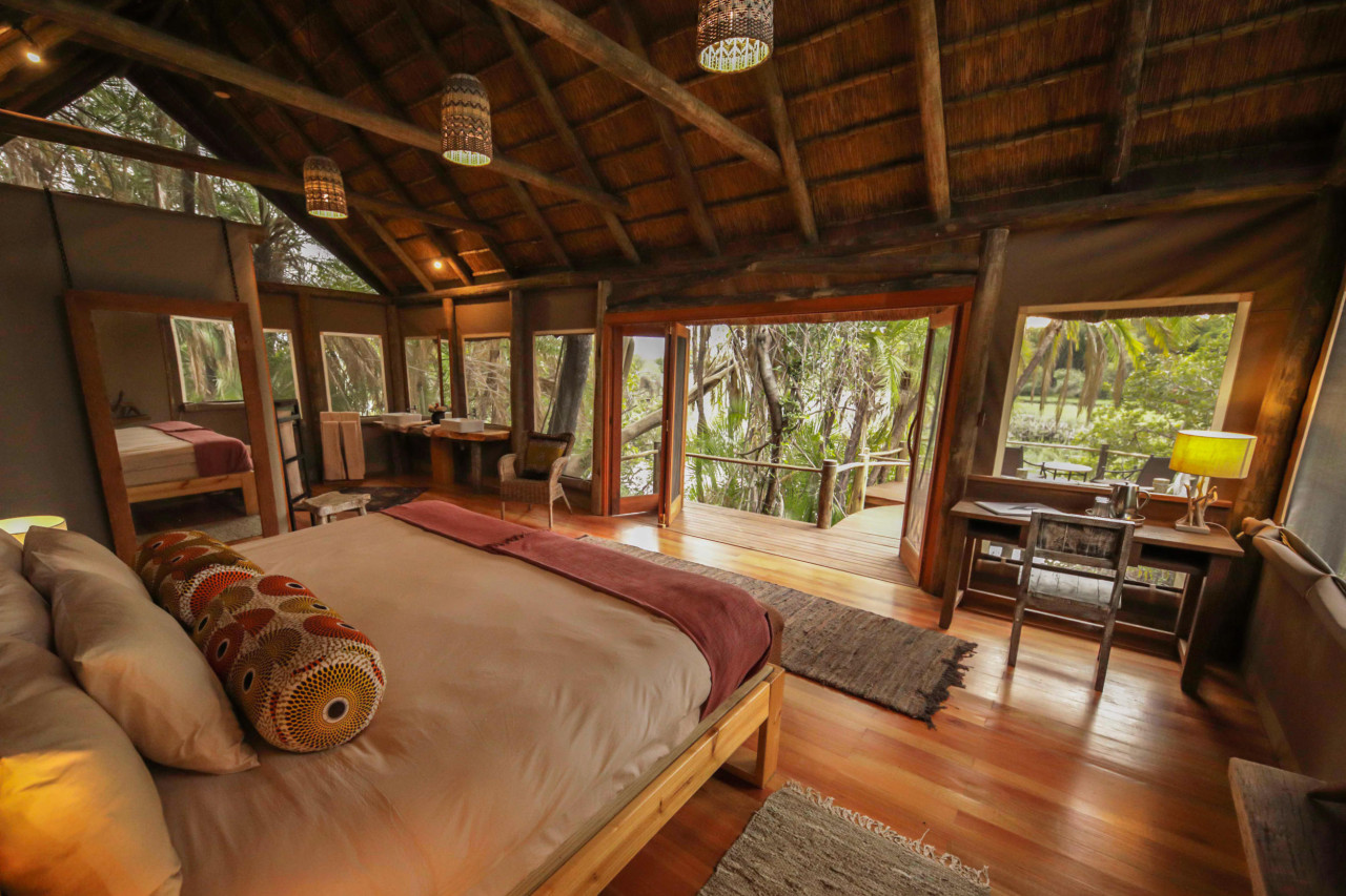 Unglaubliche Aussicht vom Bett und der Veranda