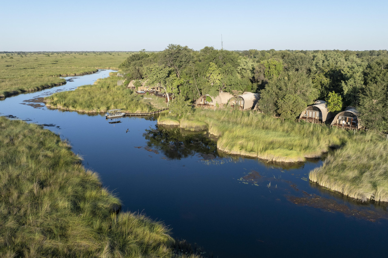 Oase der Ruhe und des Friedens in Moremi