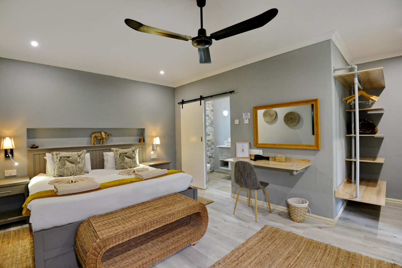 Klimatisierte Zimmer in freistehenden Chalets