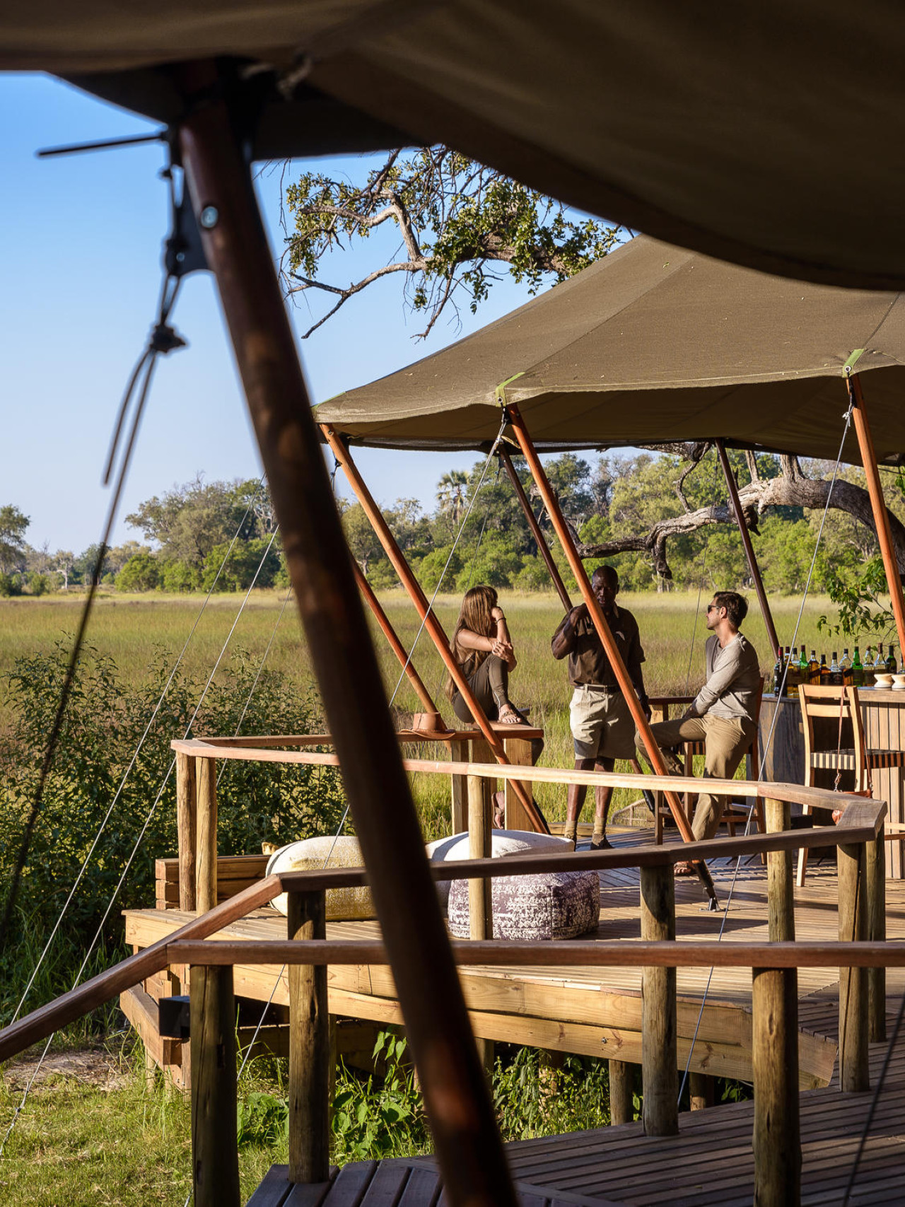 Tief versteckt am Rande des Moreme Game Reserves