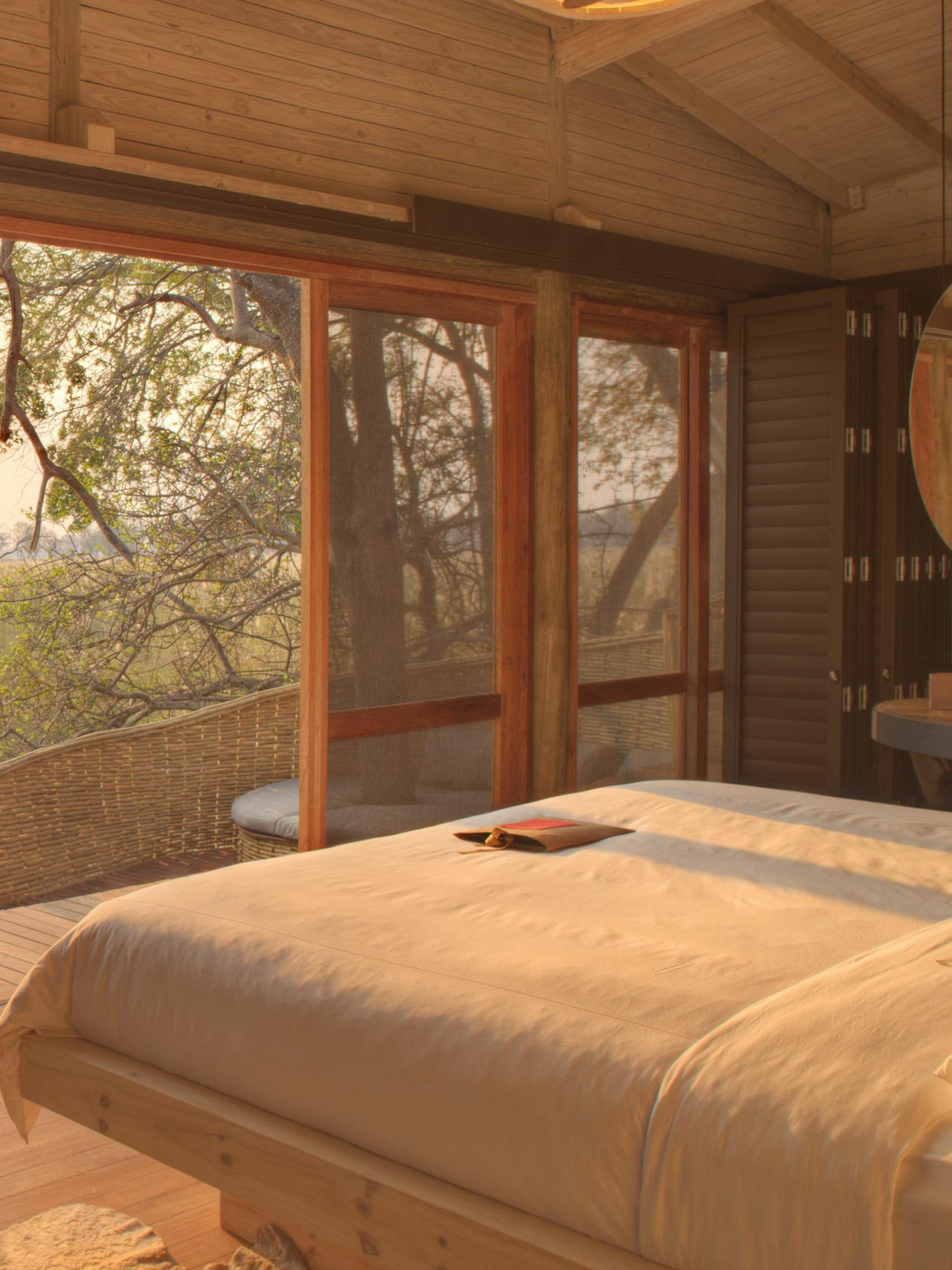 Fantastische Aussicht auf das Okavango Delta