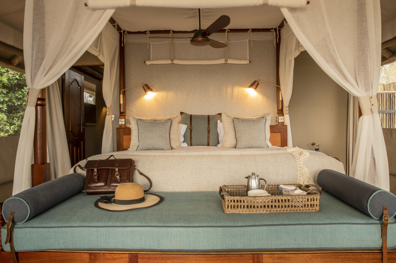 Eleganter, afrikanischer Safaristil