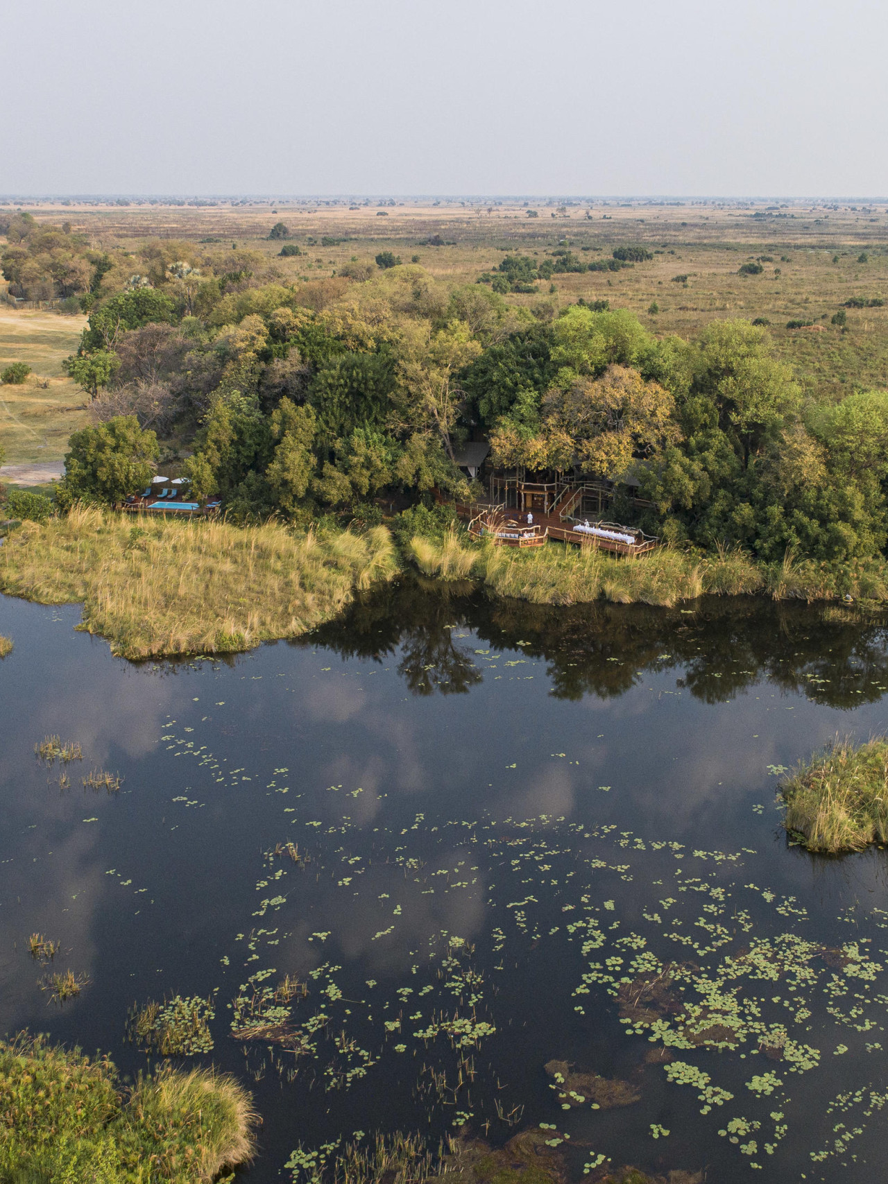 Zufluchtsort im Tierreichtum mitten im Delta