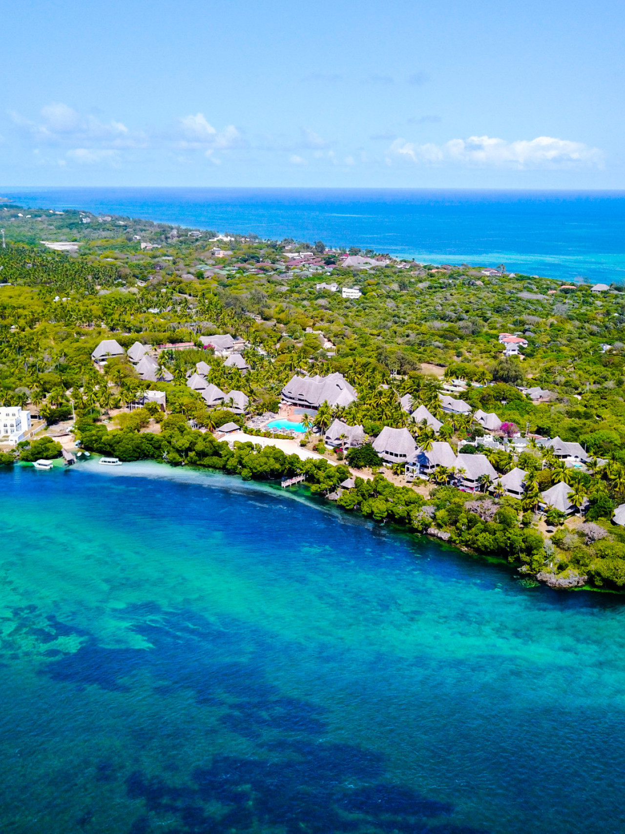 Inmitten exotischer Pflanzen im Watamu Marine Parks