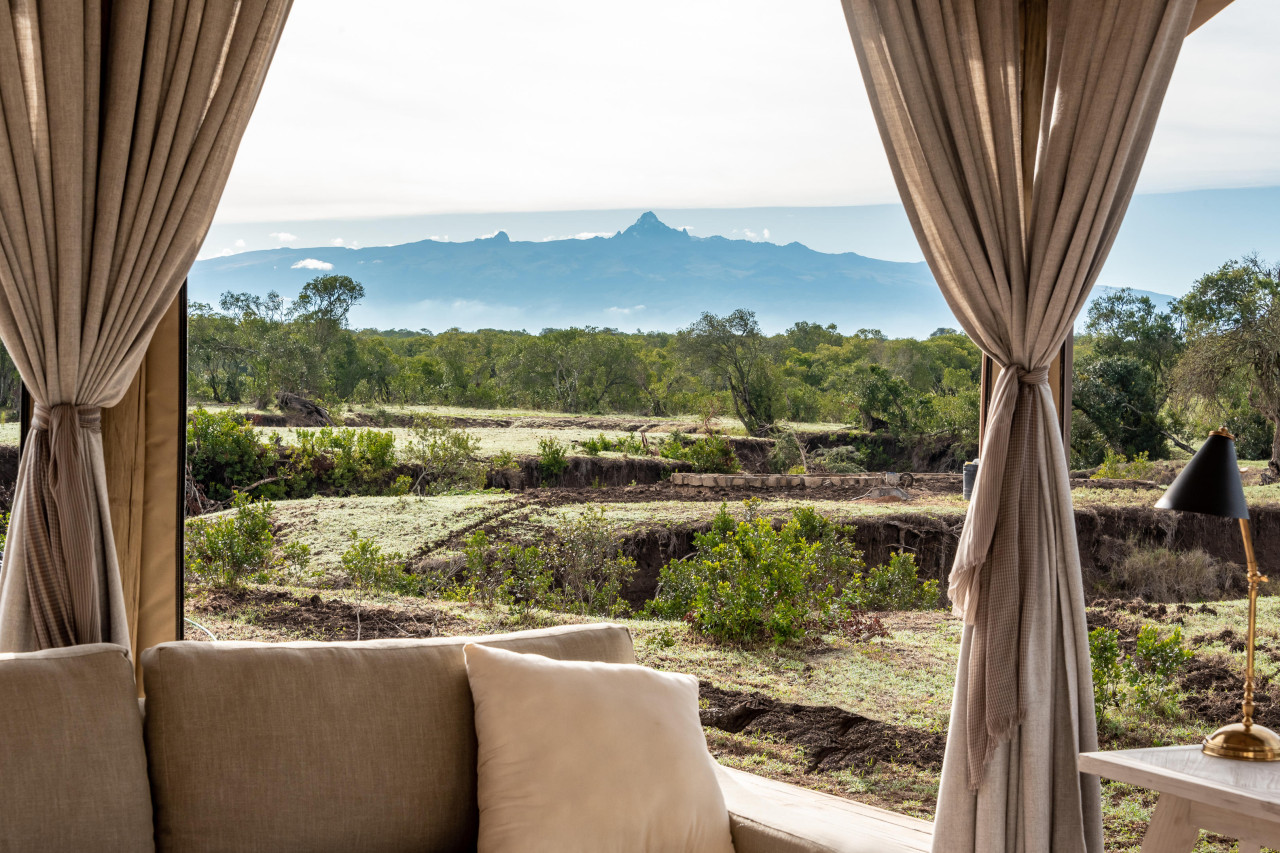 Atemberaubender Blick auf den Mount Kenya