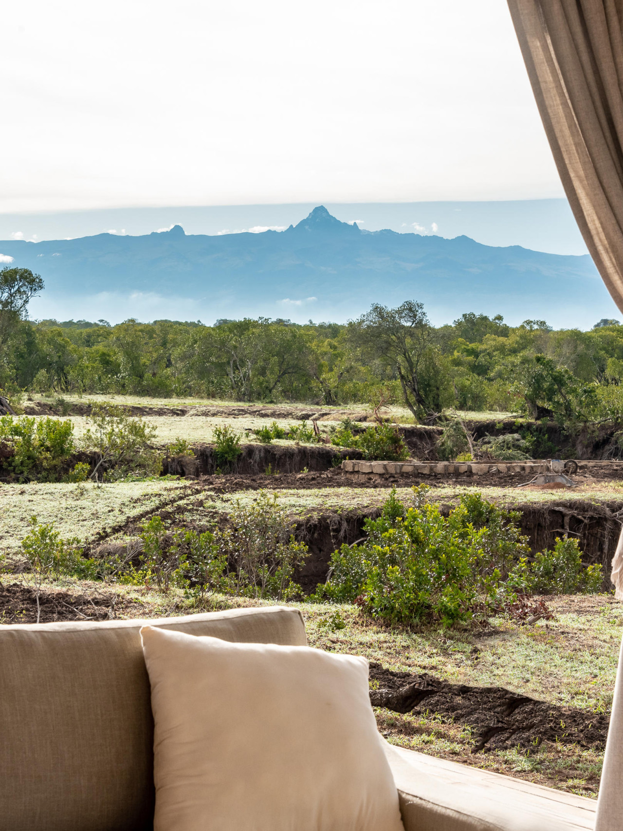 Atemberaubender Blick auf den Mount Kenya