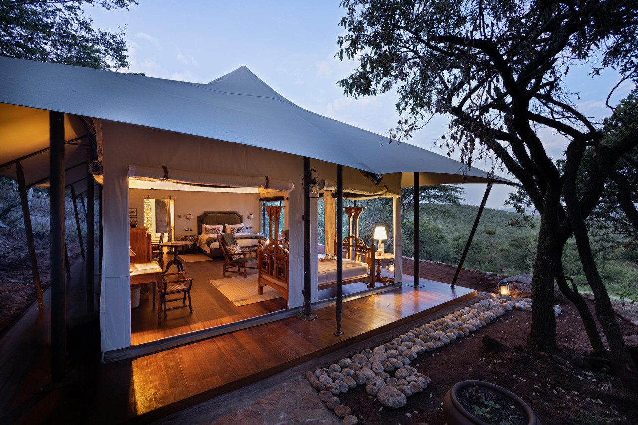 Preisgekröntes Camp im Süden der Masai Mara