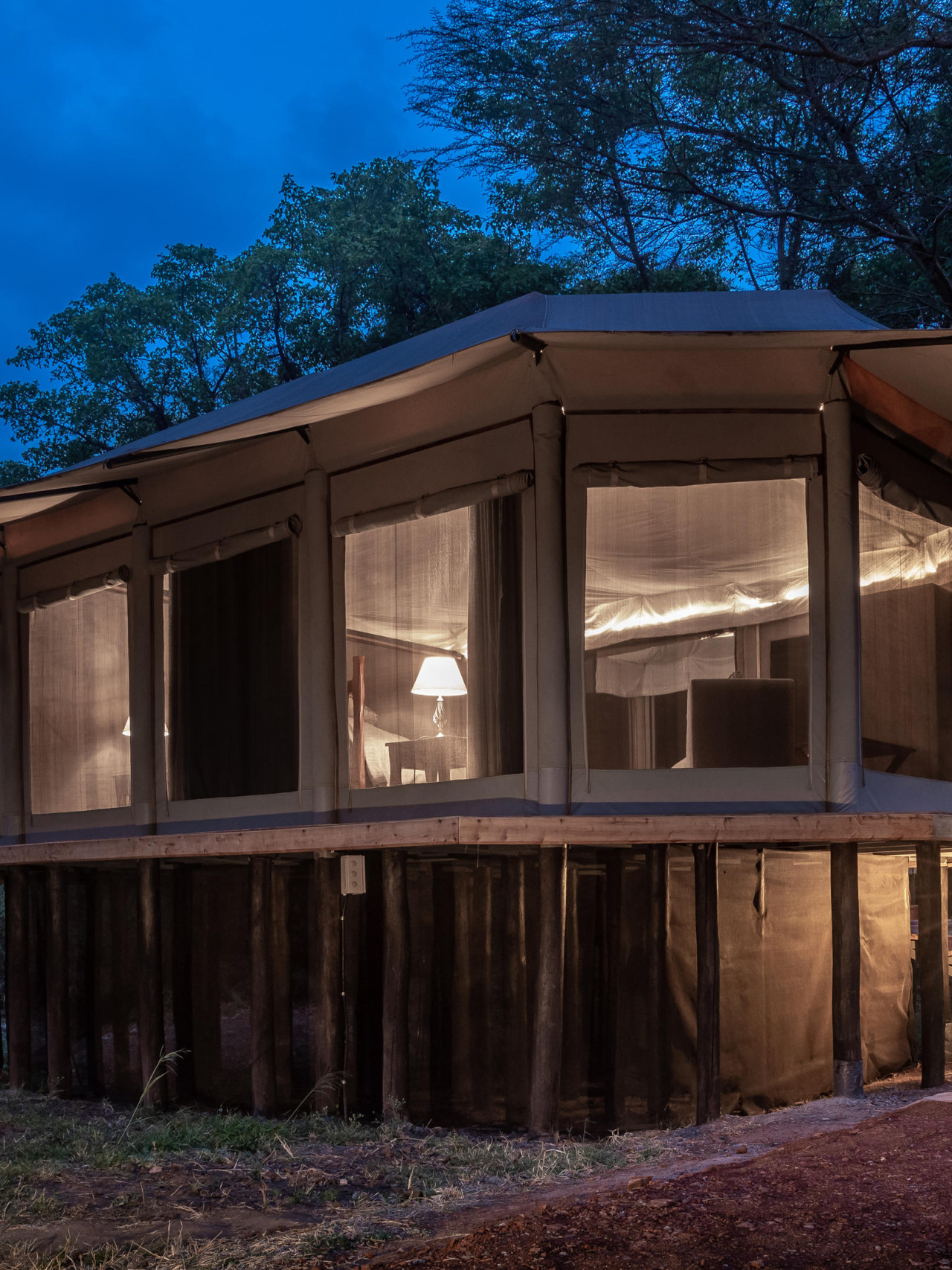 Naturnahes Camp direkt am Talek Fluss