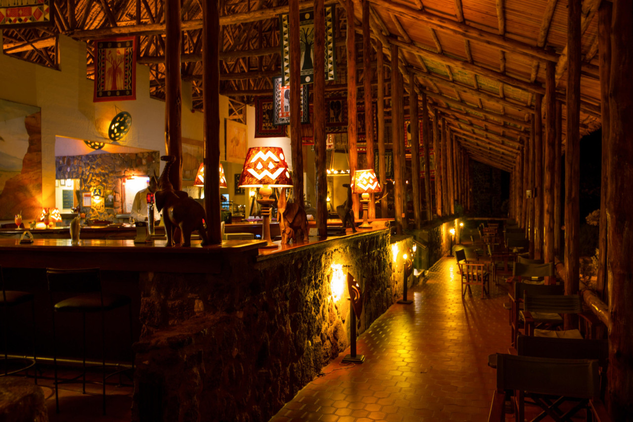 Nach einem erlebnisreichen Tag ein Drink an der Bar