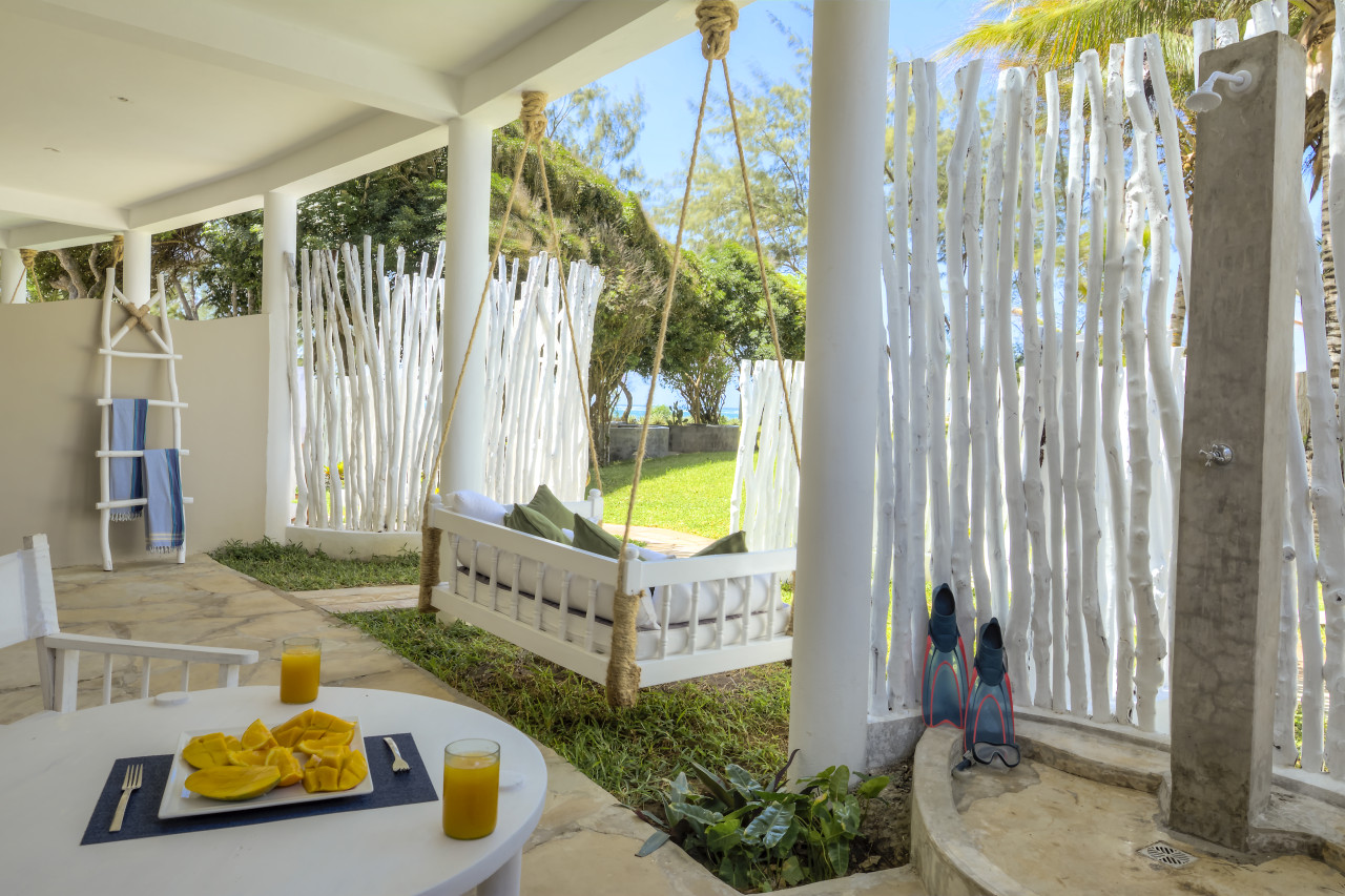 Entspanung pur auf der Veranda der Garden Suite