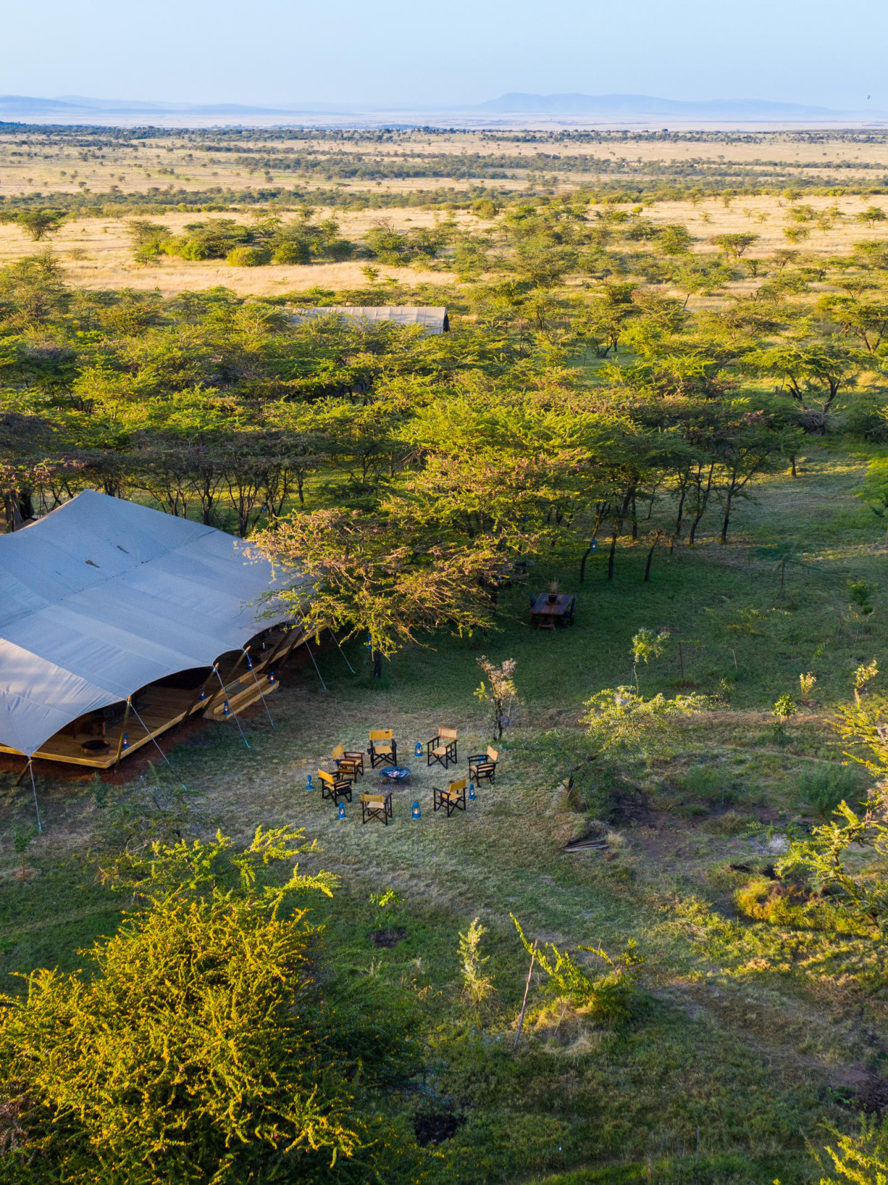 Authentisches Safari-Camp in den Ebenen der Mara
