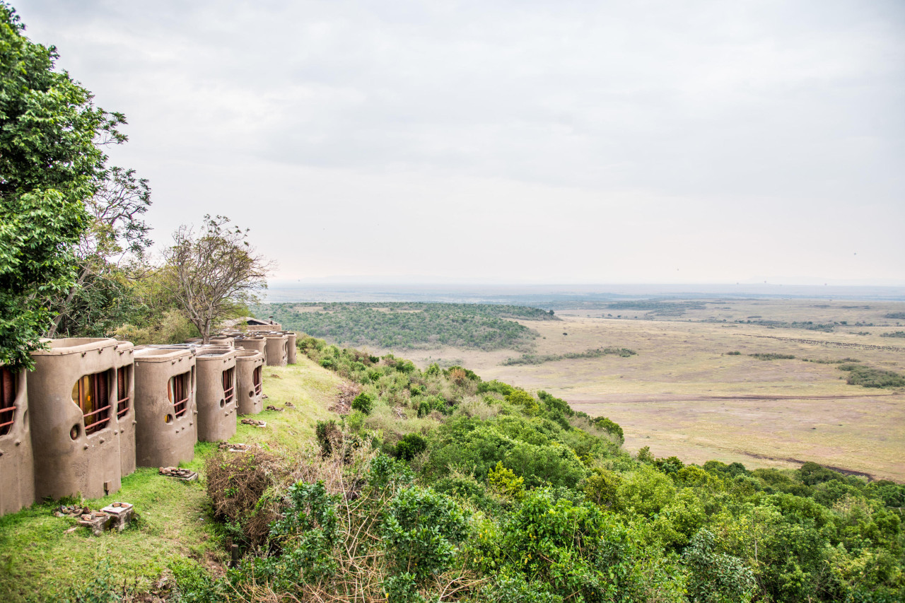 Jedes Zimmer mit grandiosem Blick über die Mara