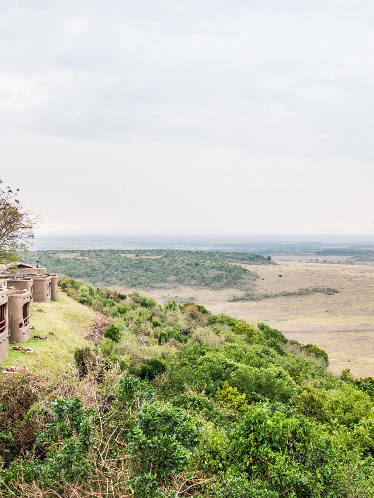 Jedes Zimmer mit grandiosem Blick über die Mara
