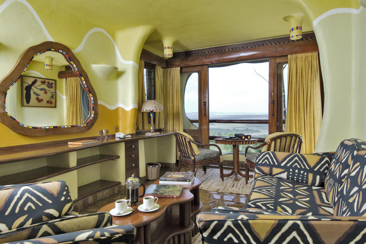 Die größere Suite mit Wohnzimmer