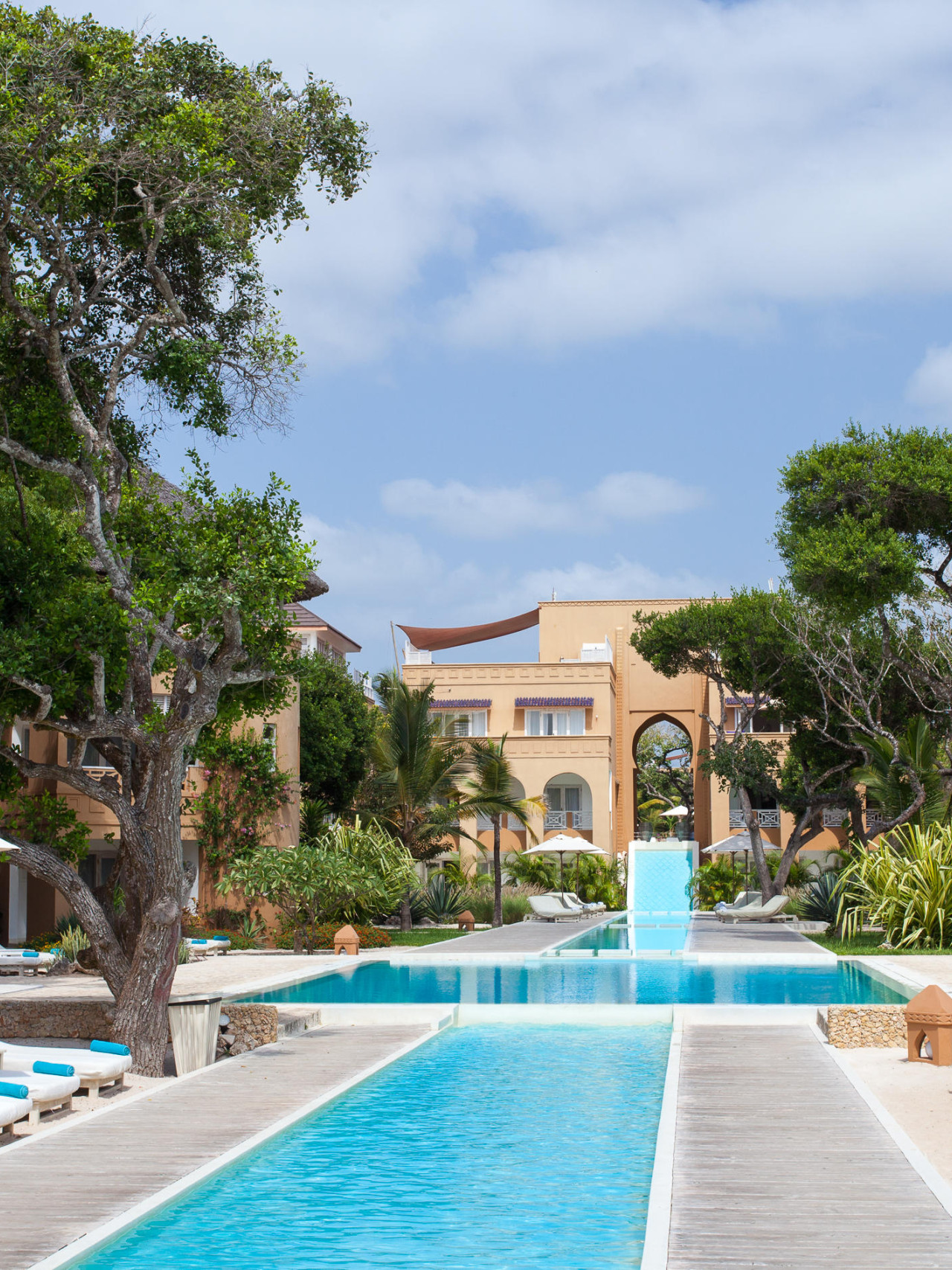 Stilvolles Hotel im Suaheli-Stil am Ufer von Watamu