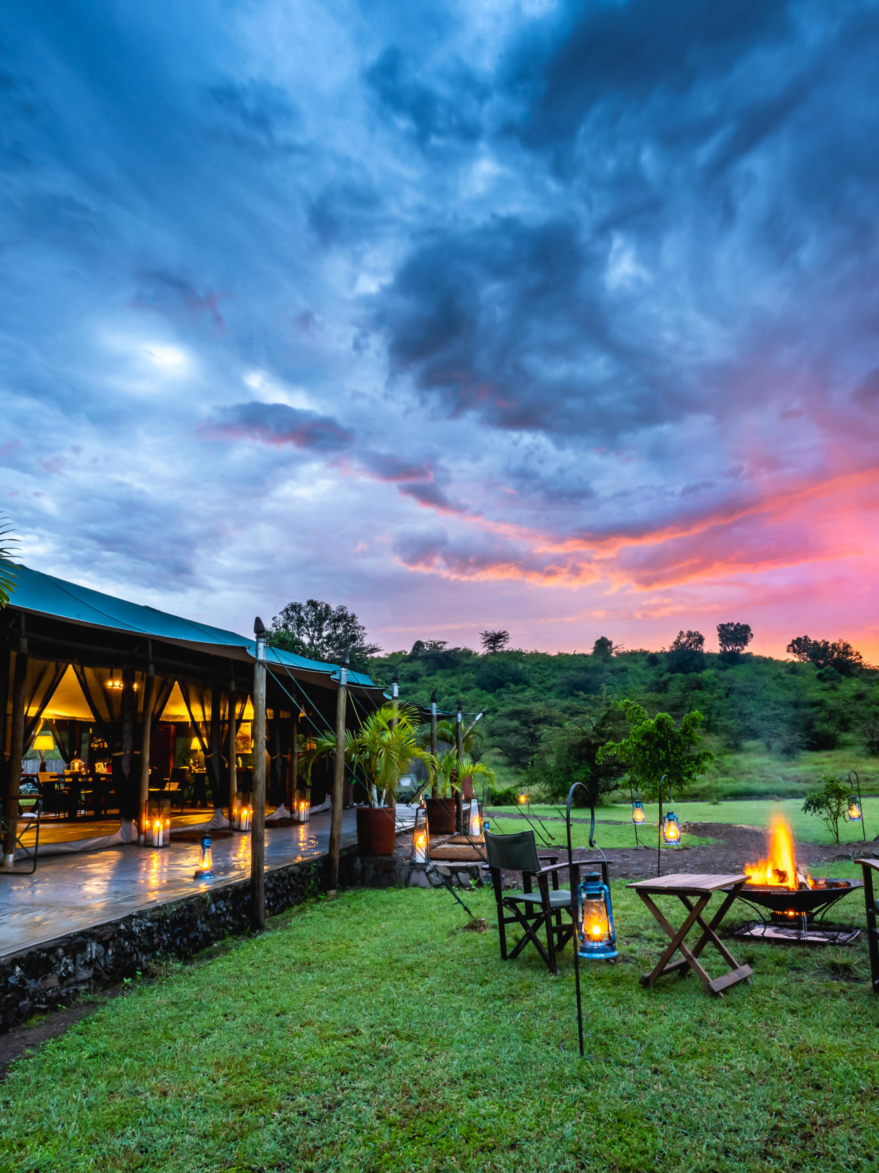 Exklusives Camp im Norden der Masai Mara