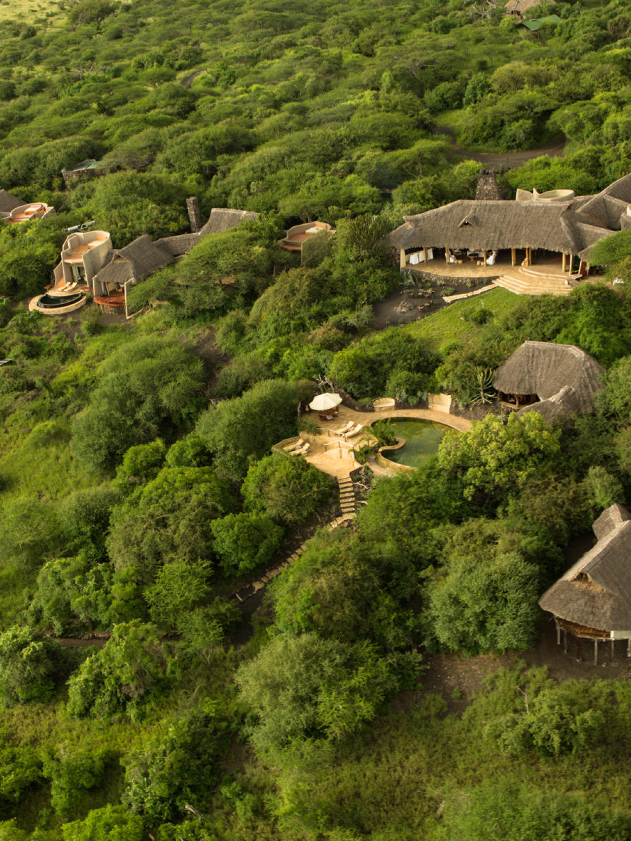 Luxus-Camp im Herzen der Chyulu Hills gelegen