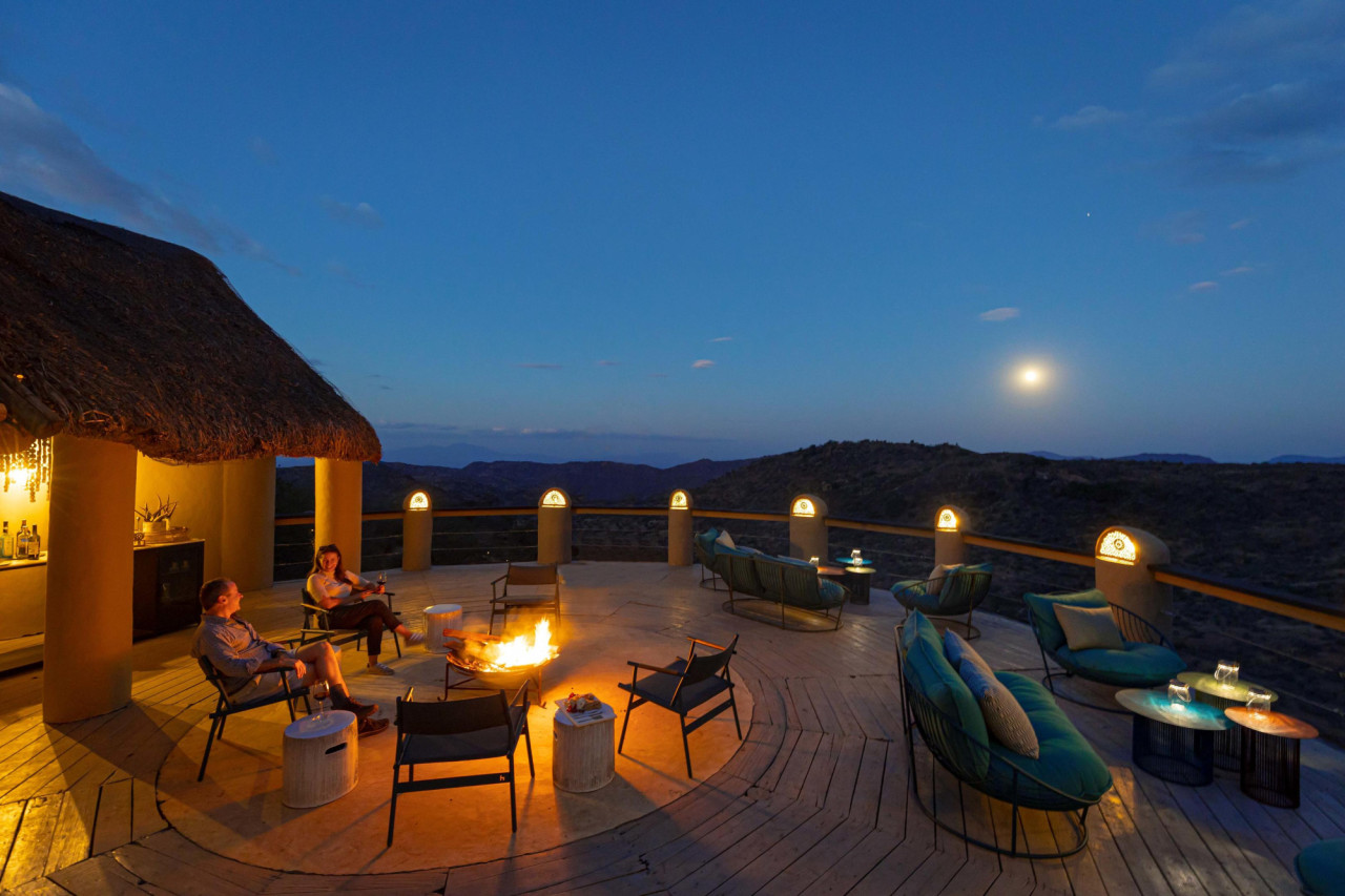 Bester Platz für einen Sundowner mit Weitsicht