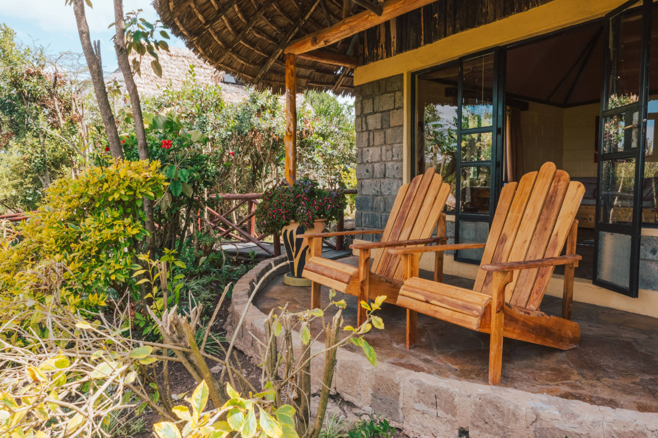 Familienzimmer mit großer Veranda