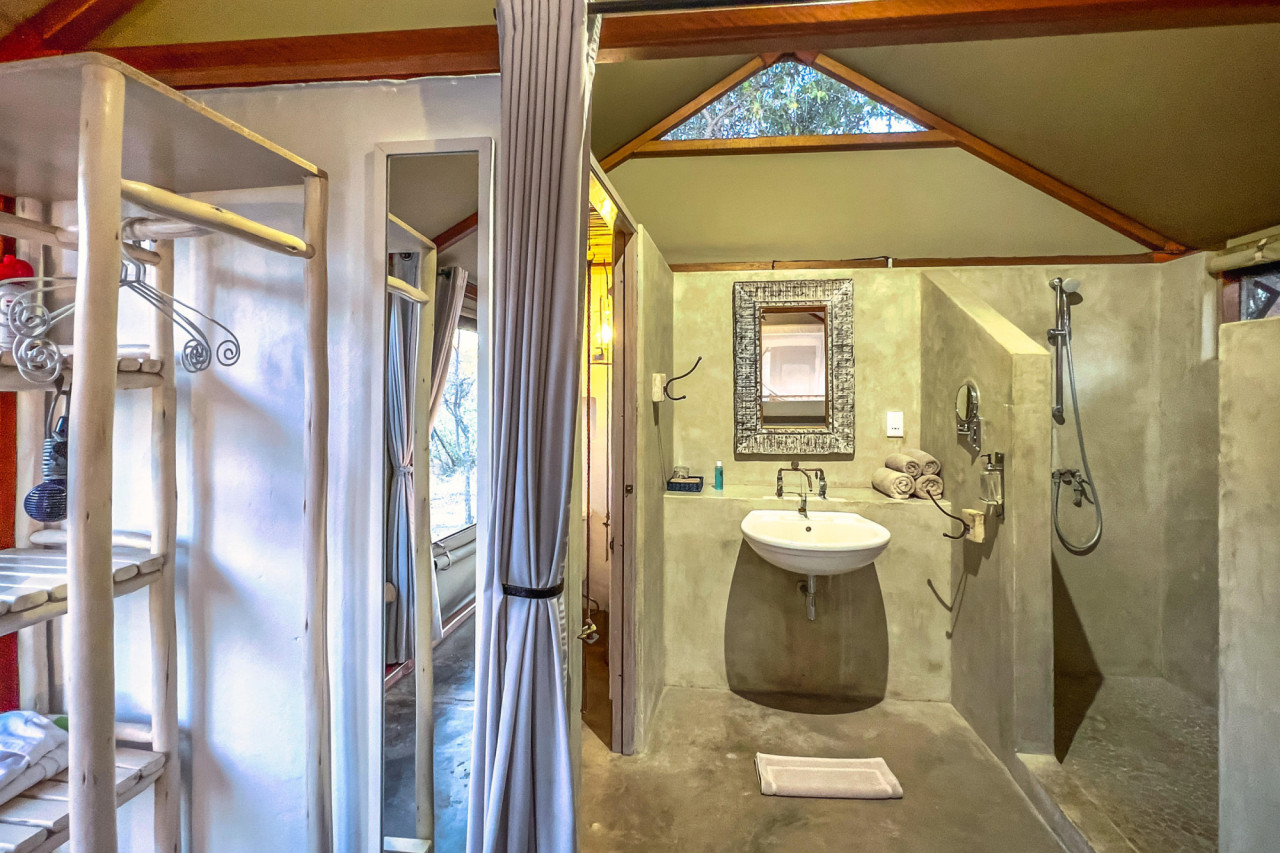 Gepflegte Badezimmer mit allem Komfort