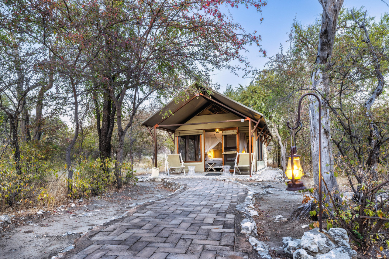 Maßgefertigte Zelte inmitten der Natur