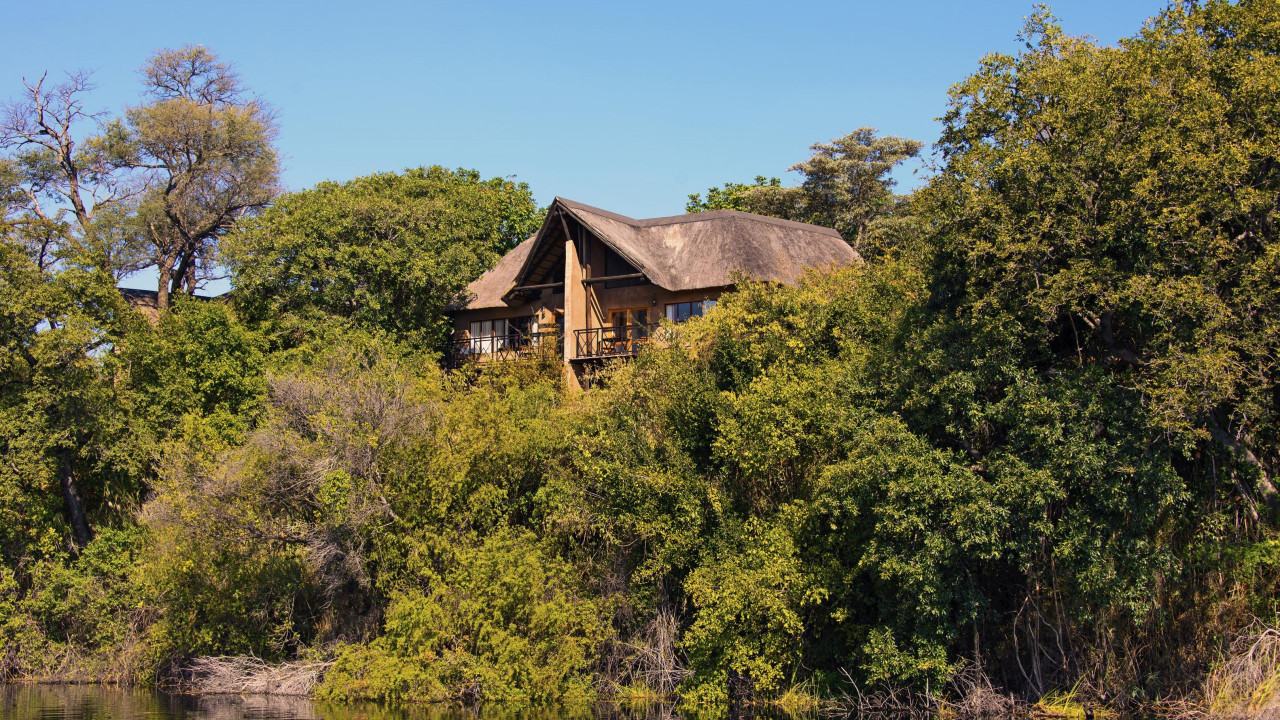 Bezaubernde Lodge am Sambesi-Fluss