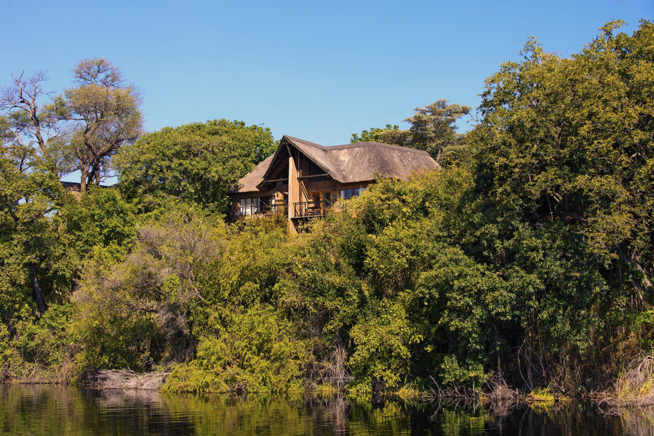 Bezaubernde Lodge am Sambesi-Fluss