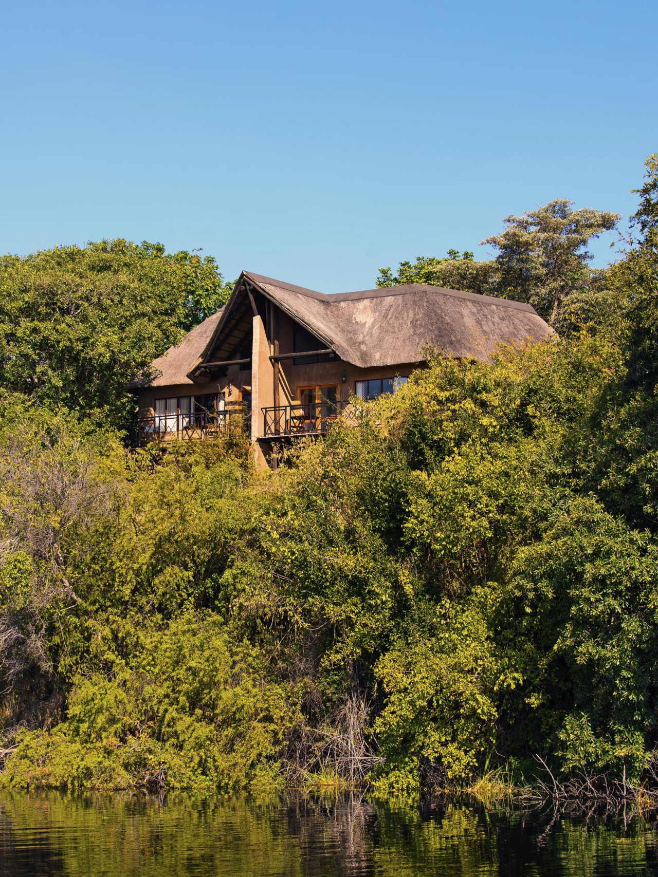 Bezaubernde Lodge am Sambesi-Fluss
