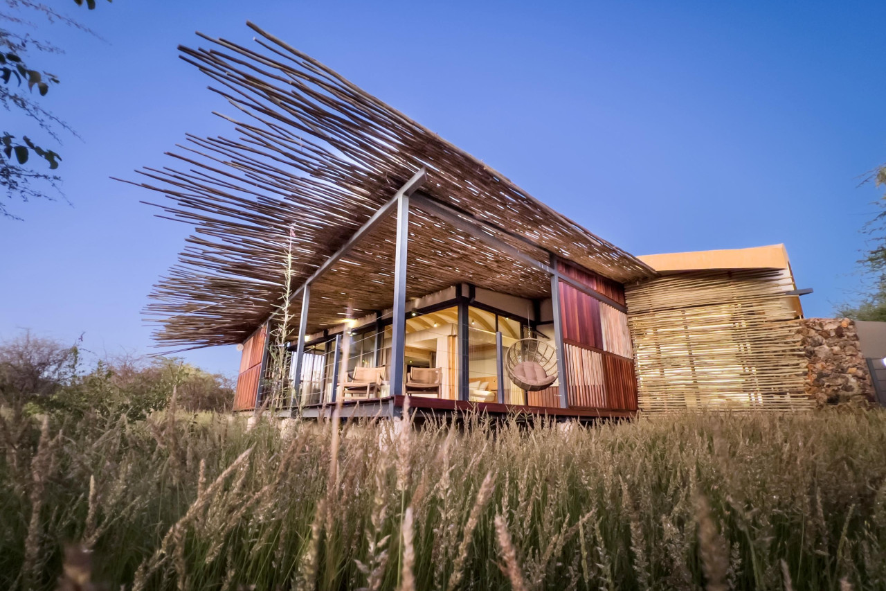 Lodge im atemberaubenden zeitgenössischen Stil