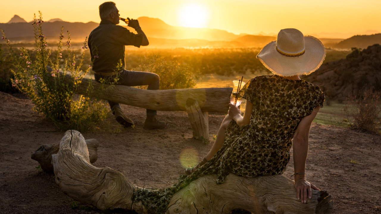 Ein Sundowner nach einem schönen Tag ist ein Genuß