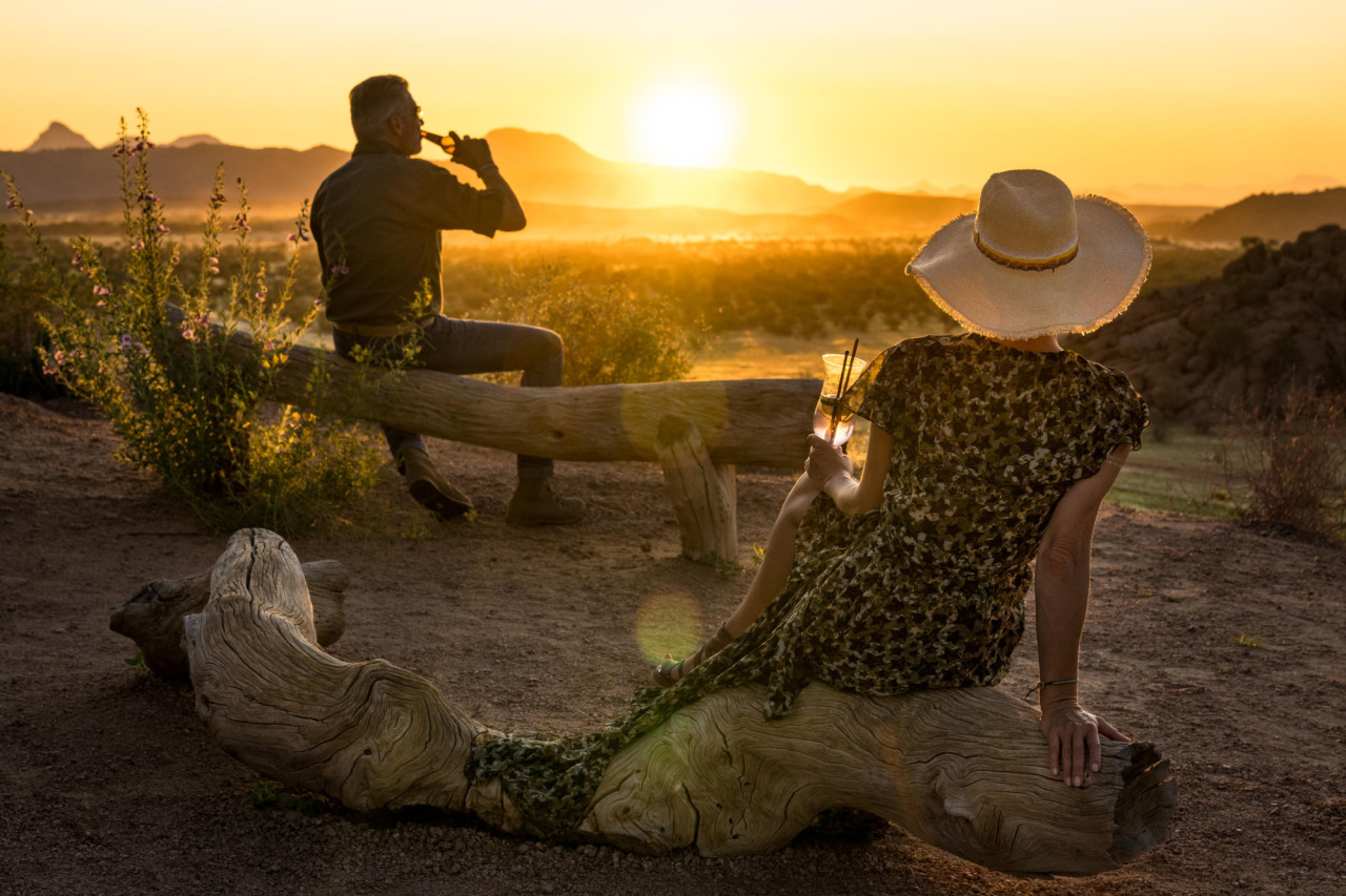 Ein Sundowner nach einem schönen Tag ist ein Genuß