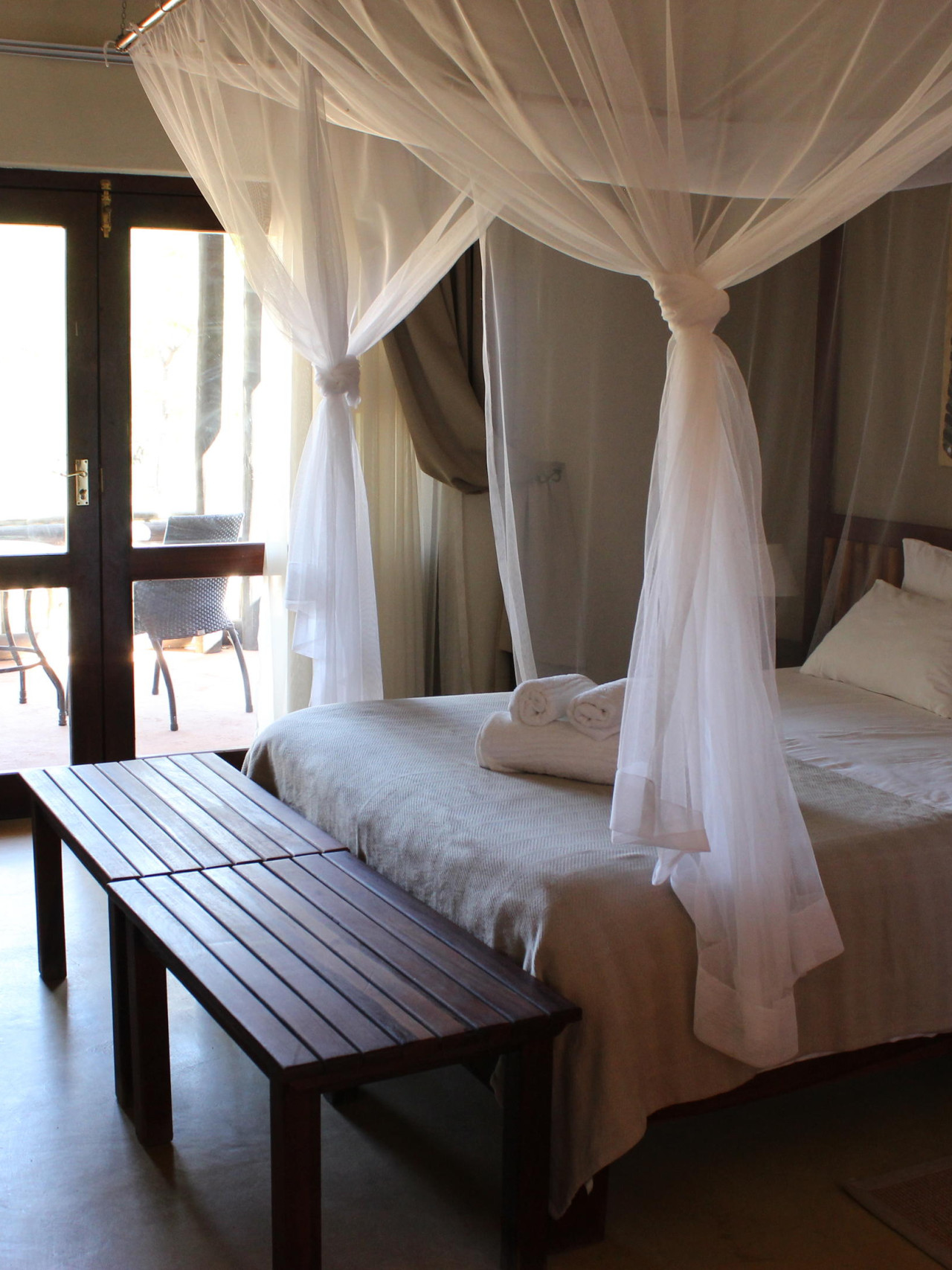 Safari-Zimmer mit allen Annehmlichkeiten