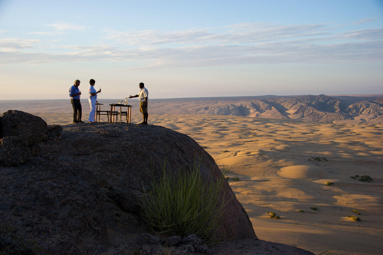 Unvergesslicher Sundowner mit atemberaubenden Blick