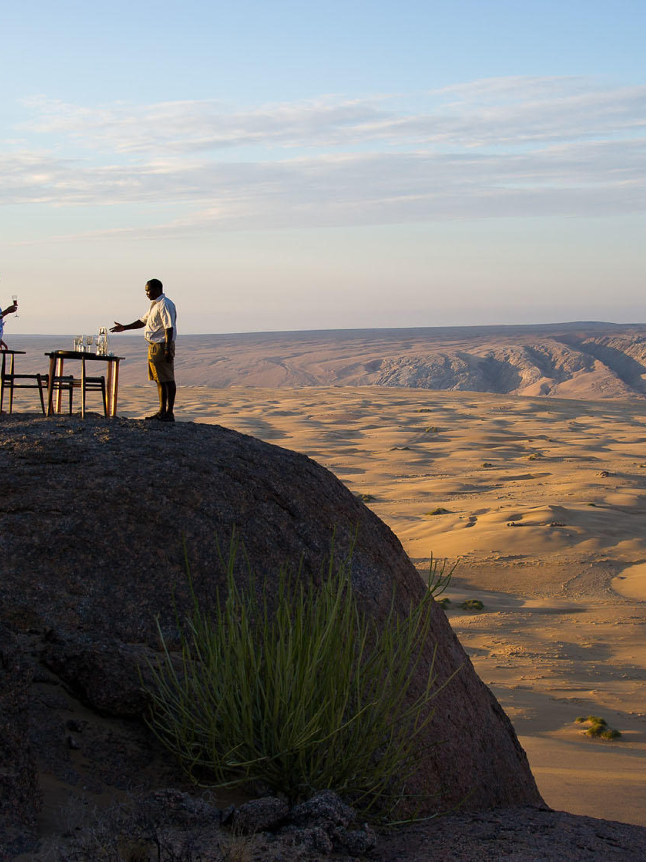 Unvergesslicher Sundowner mit atemberaubenden Blick