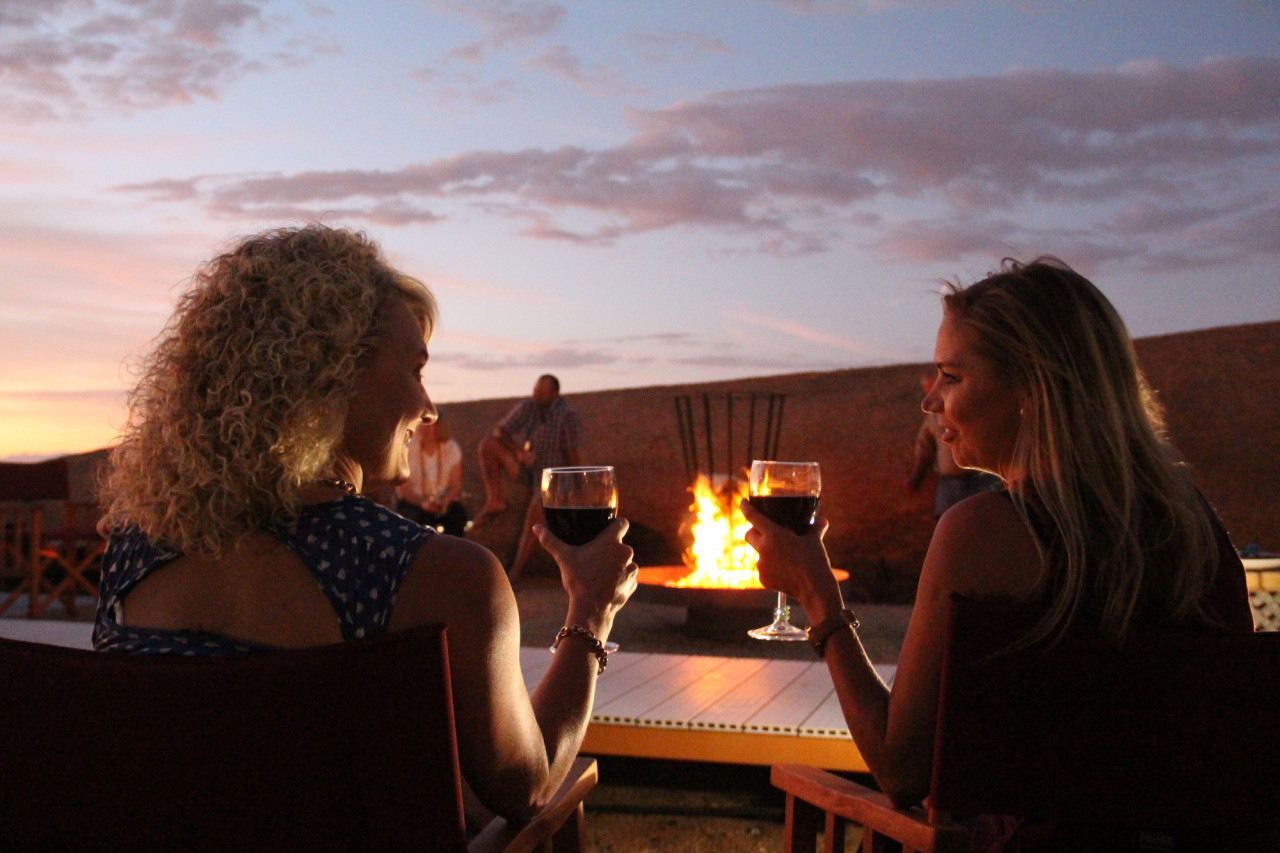 Gemütlicher Sundowner