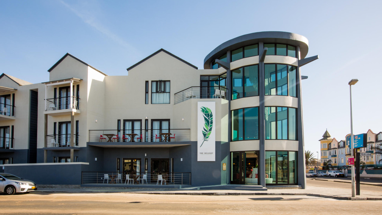 Modernes und einladendes Hotel in Swakopmund
