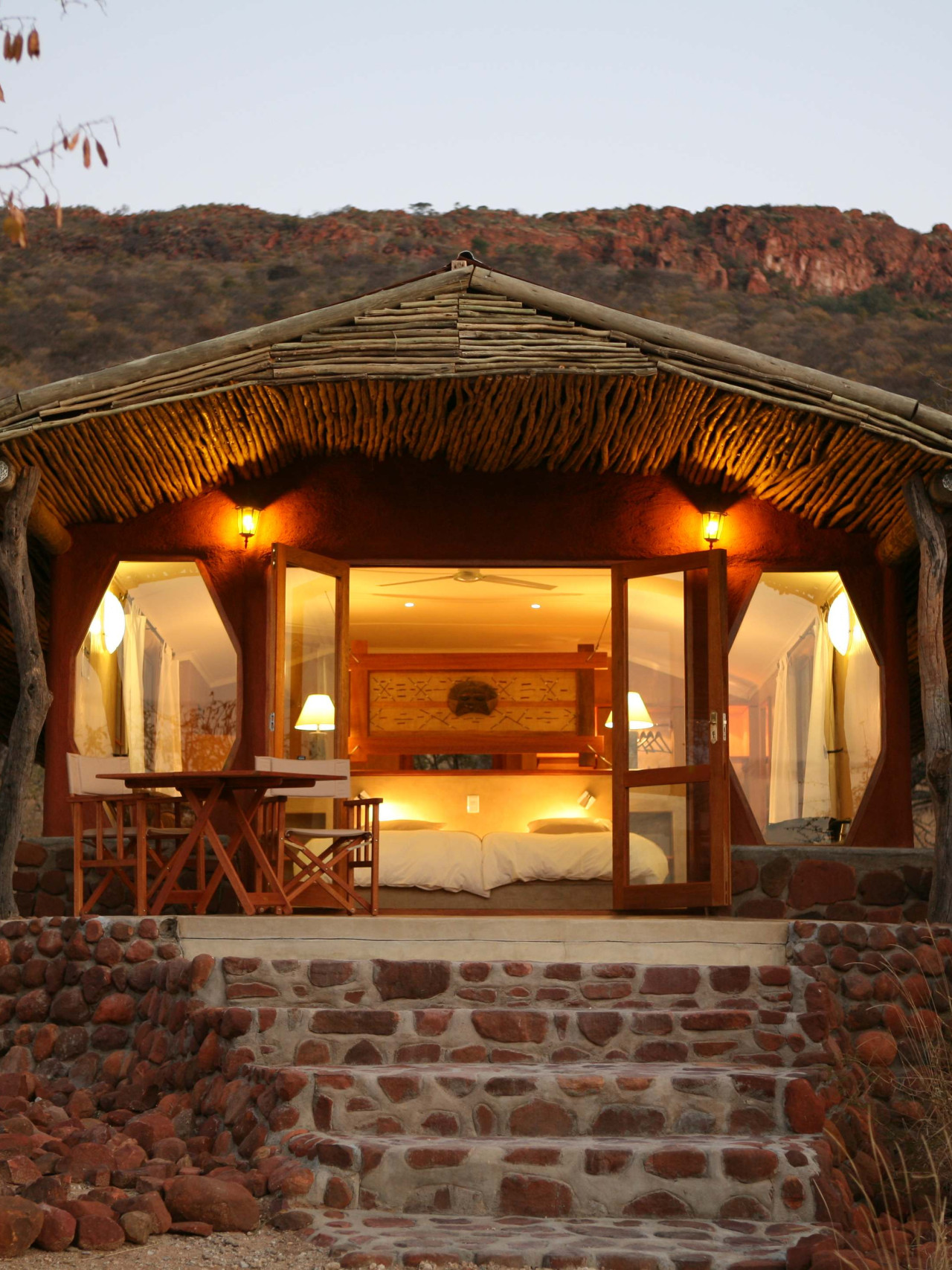 Einladende private Gäste-Bungalows