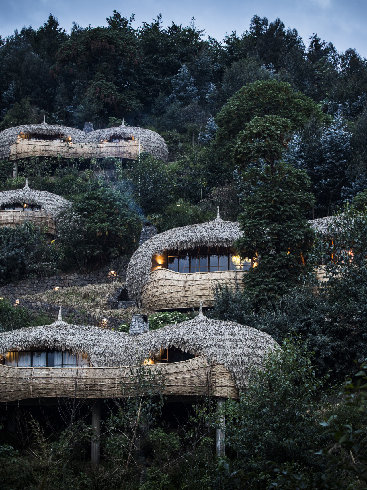 Nachhaltige luxuriöse Lodge im Regenwald