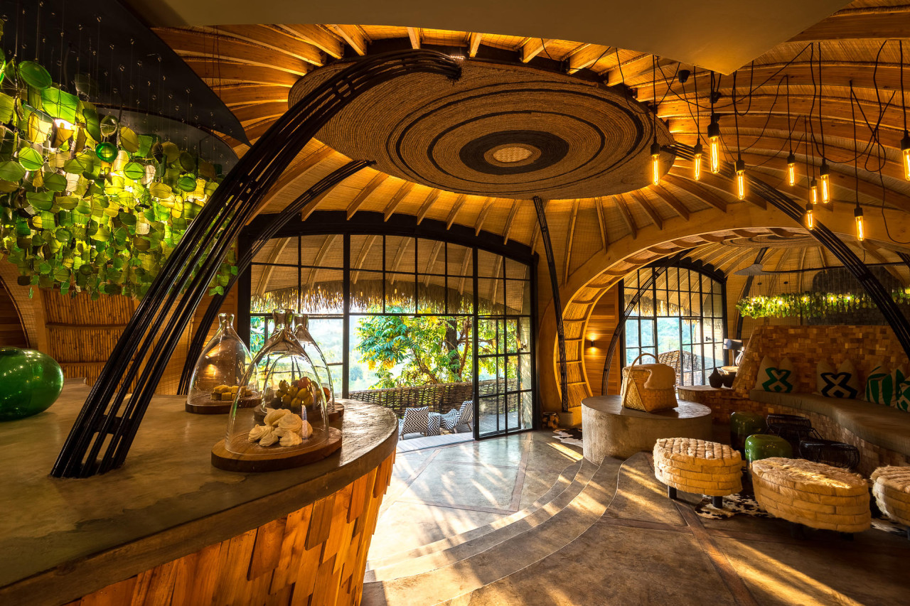 Preisgekrönte Architektur der umweltfreundlichen Lodge