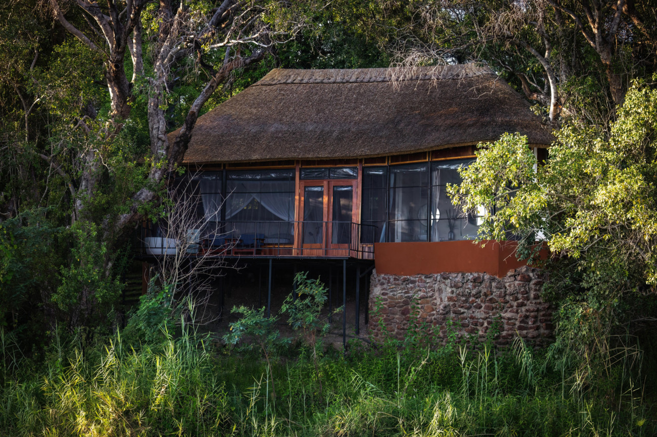 Rückzugsort am Sambesi-Fluss im Einklang mit der Natur