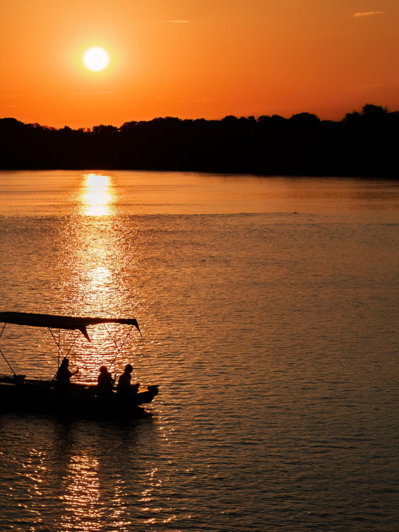 Sonnenuntergang am Sambesi