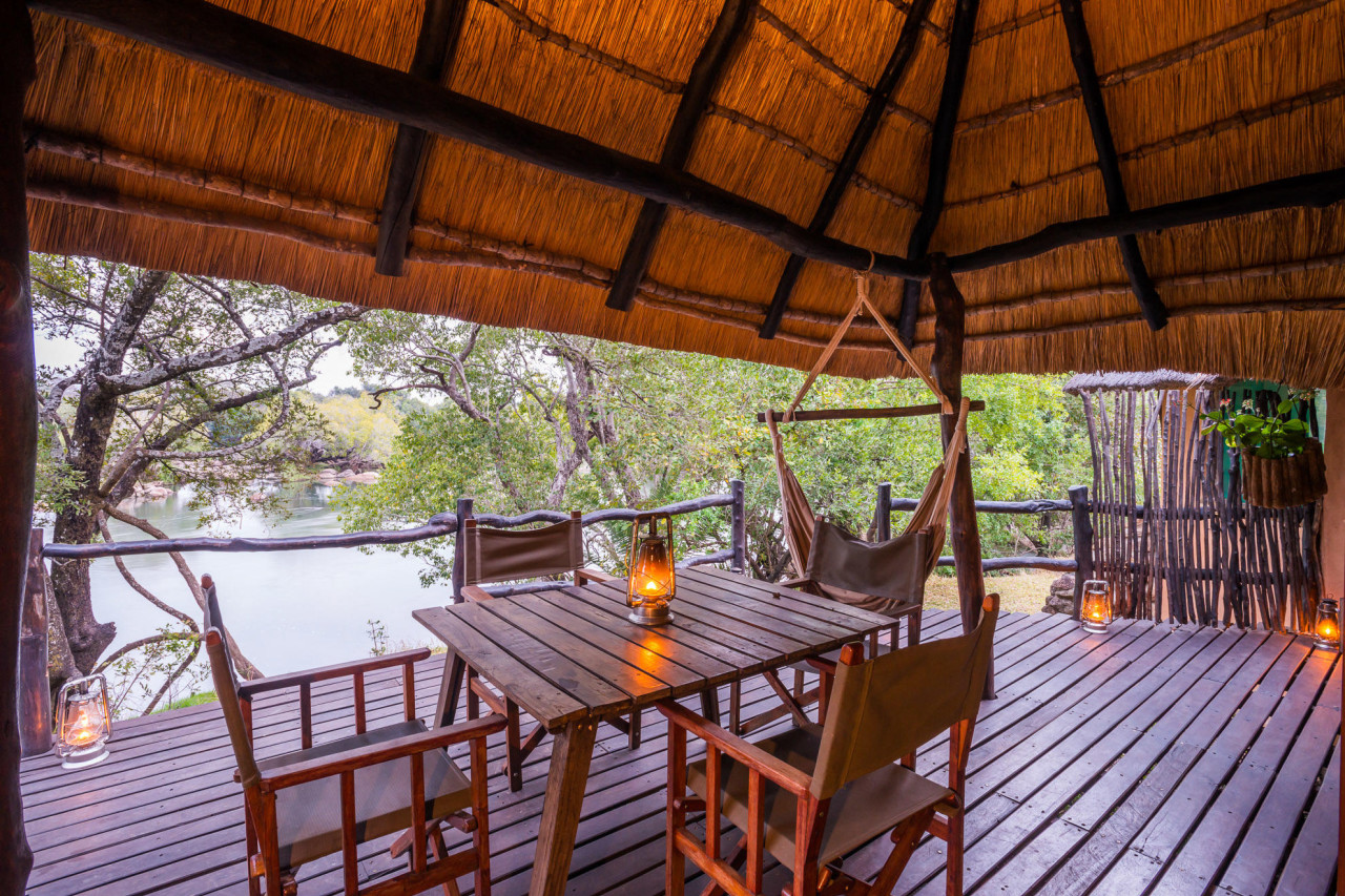 Private Veranda zum Seele baumeln lassen