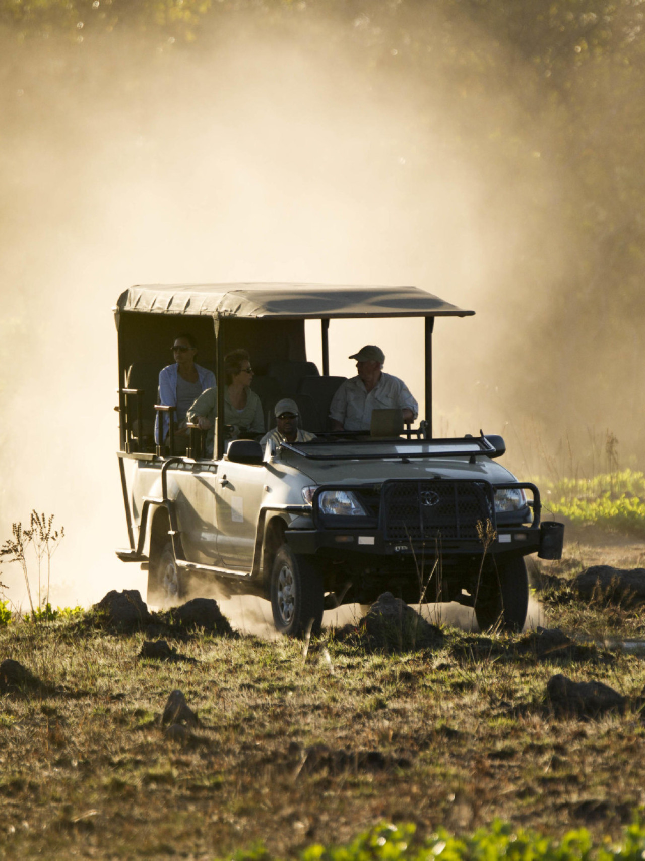Spannende Pirschfahrt im Kafue-Nationalpark
