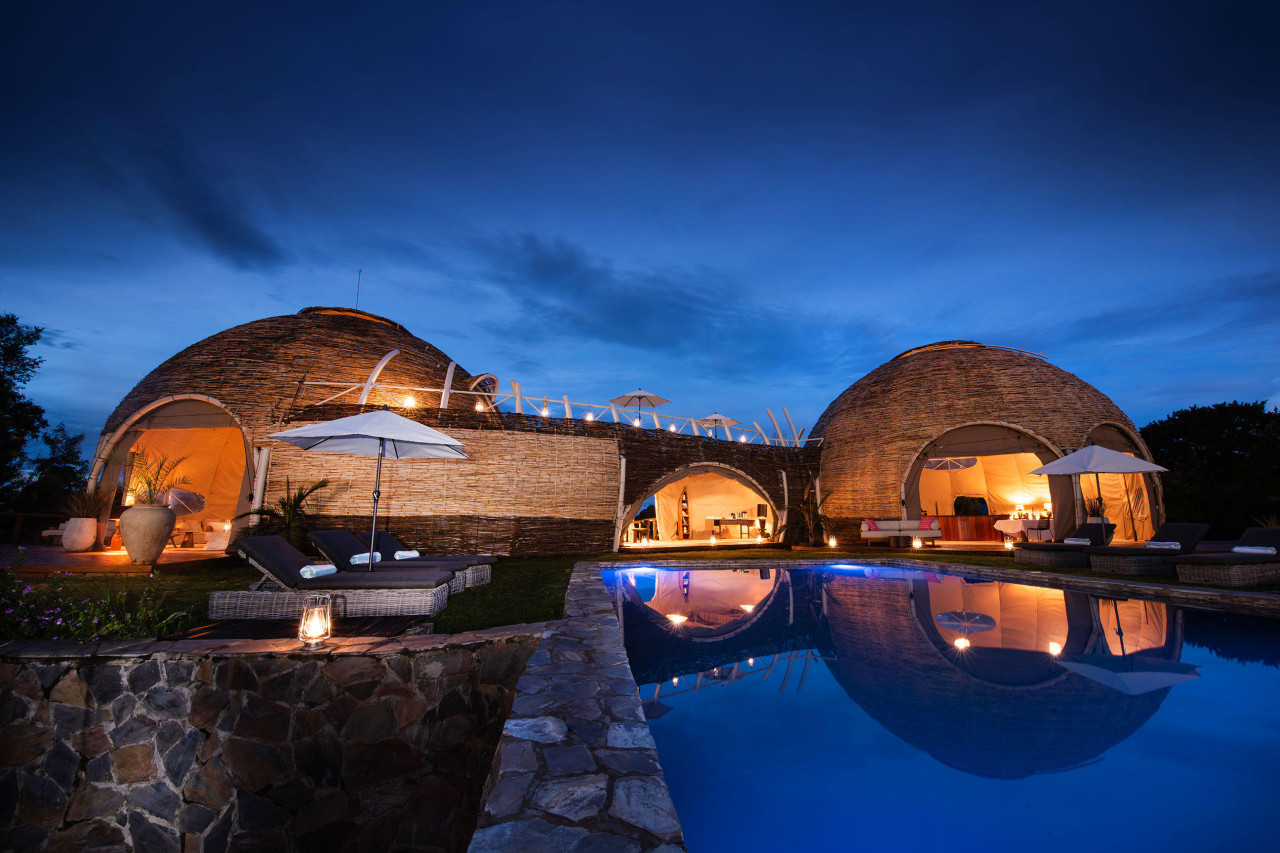 Luxuriöse Lodge in der Stille am Kafue-Fluss