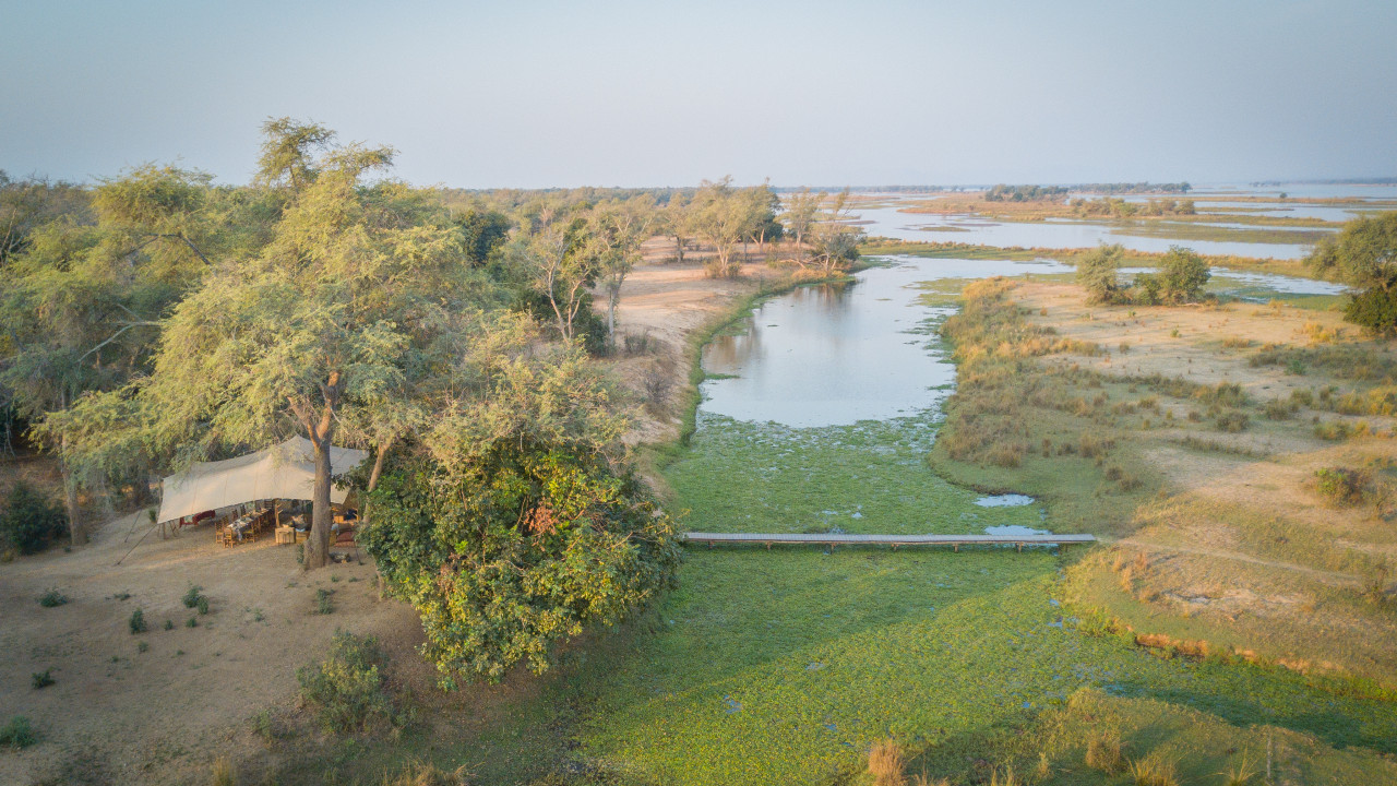 Herausragende Standorte im Lower Zambezi
