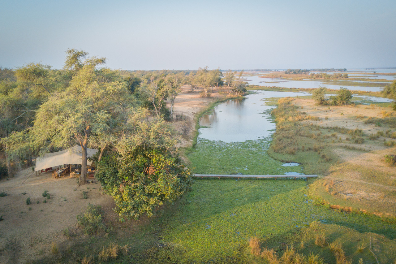 Herausragende Standorte im Lower Zambezi